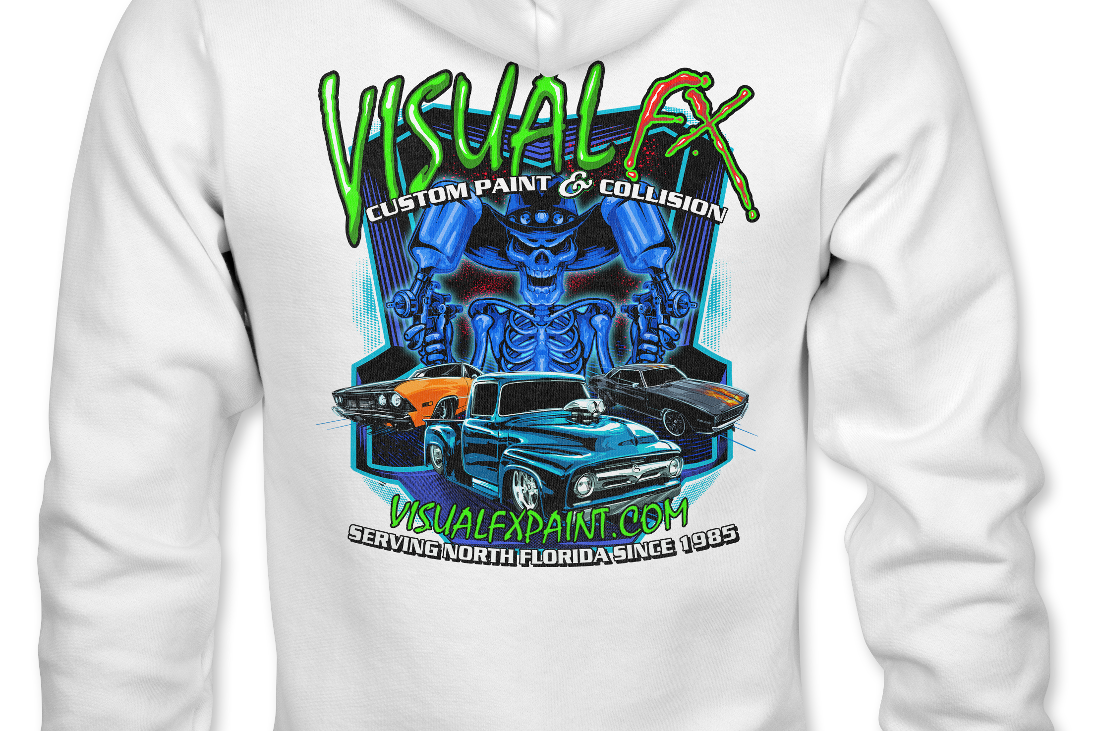 Visual FX Hoodies Black Acid Apparel