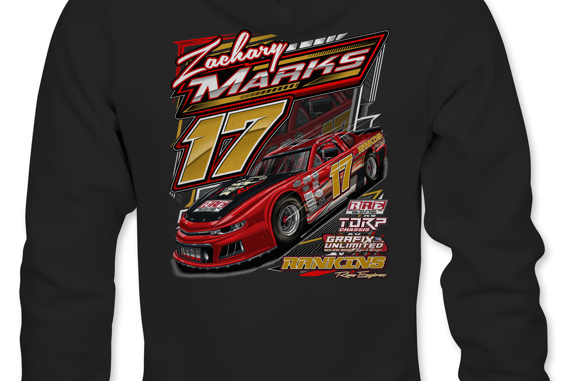 Zachary Marks Hoodies Black Acid Apparel