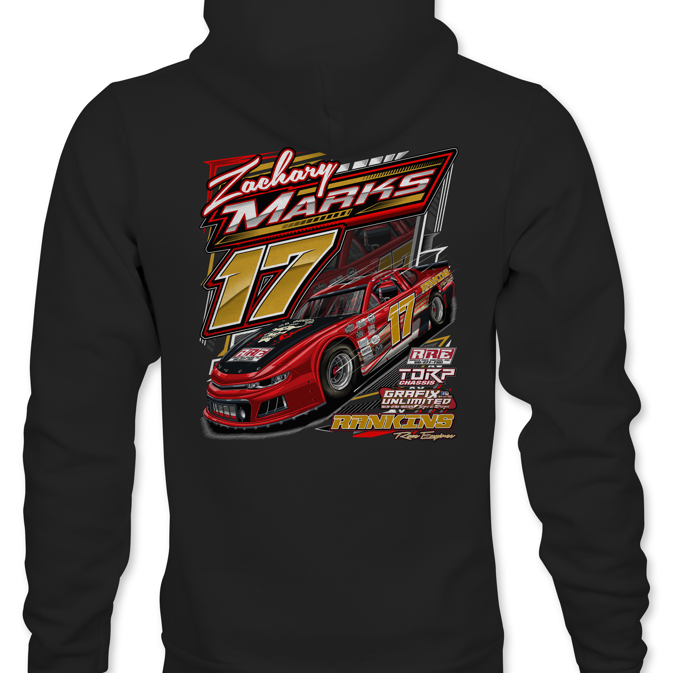 Zachary Marks Hoodies Black Acid Apparel