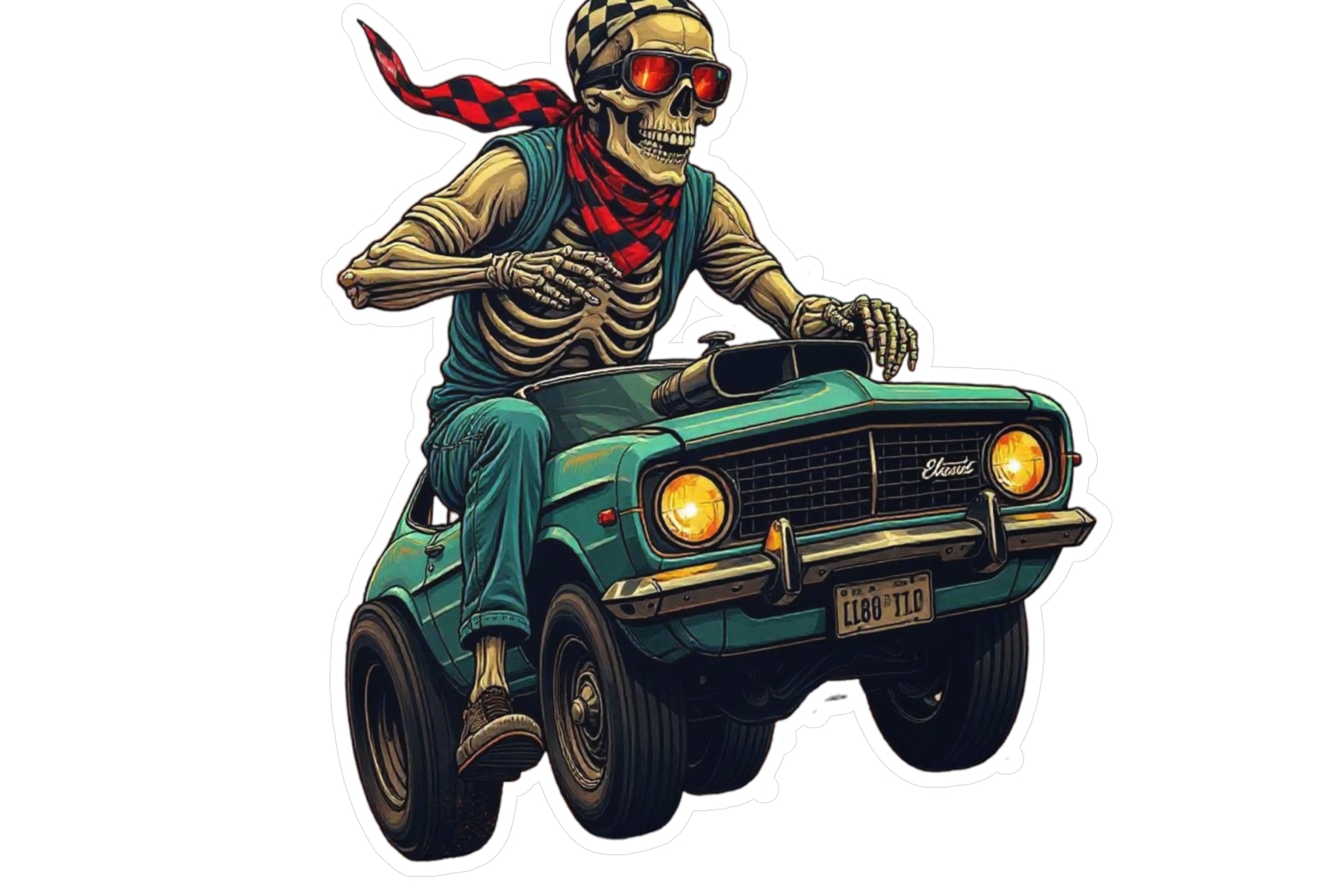 Fuel the Chaos – “Skully” Die-Cut Sticker