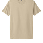 Cream Next Level tee shirt, front view