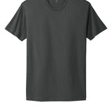 Charcoal Next Level tee shirt, front view
