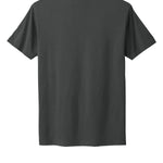 Charcoal Next Level tee shirt, back view