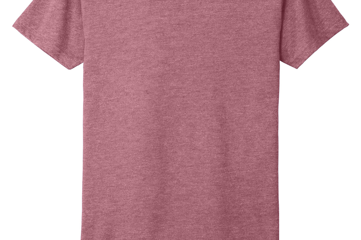 Dusty Rose Next Level tee shirt, front view