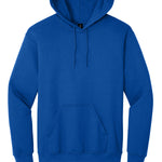 Adult royal gildan Royal Hoodie, front view
