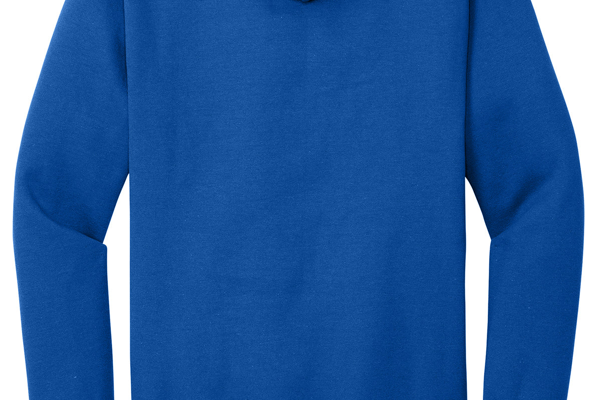 Adult royal gildan Royal Hoodie, back view