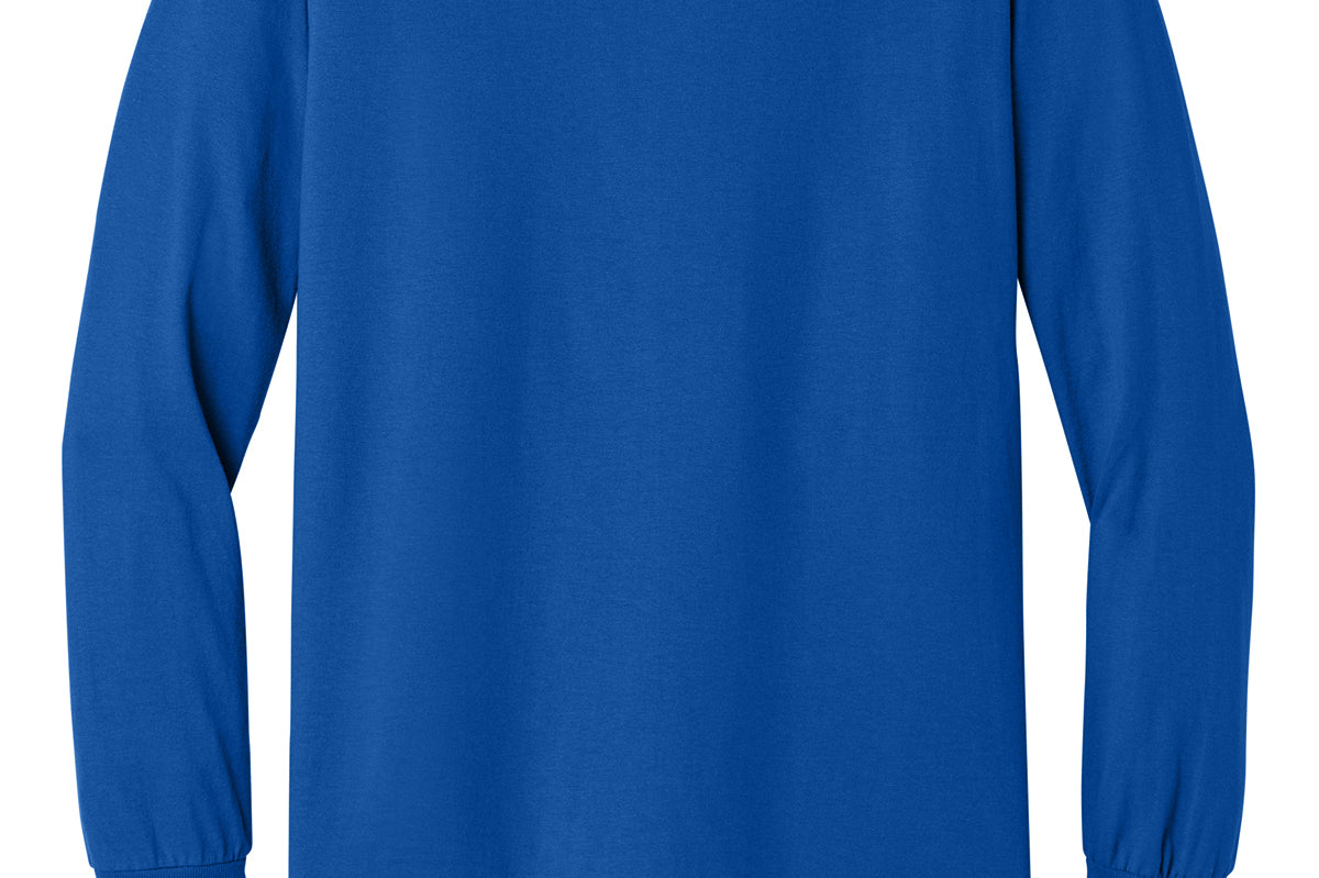 Adult royal gildan Royal Longsleeve, front view