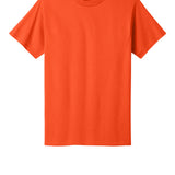 Adult orange port & co Orange Tee Shirt, front view