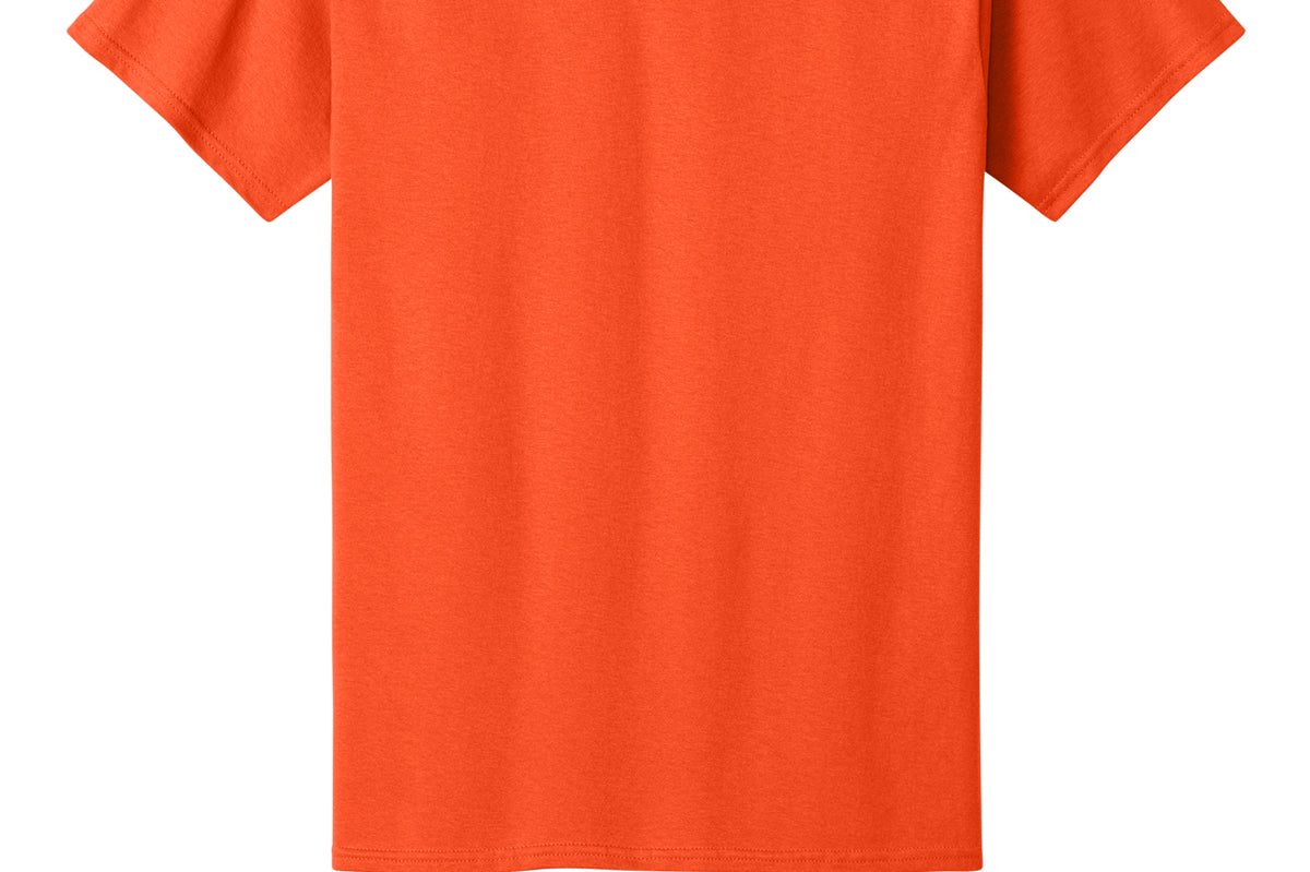 Adult orange port & co Orange Tee Shirt, front view
