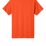 Adult orange port & co Orange Tee Shirt, back view