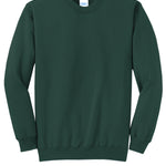 Adult forest green port & co Forest Green Crewneck, front view