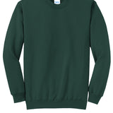 Adult forest green port & co Forest Green Crewneck, front view