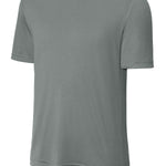 Adult grey concrete sporttek Grey Concrete Tee Shirt, front view