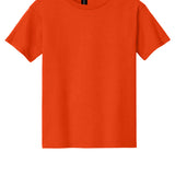Youth orange gildan Youth Orange Tee Shirt, front view