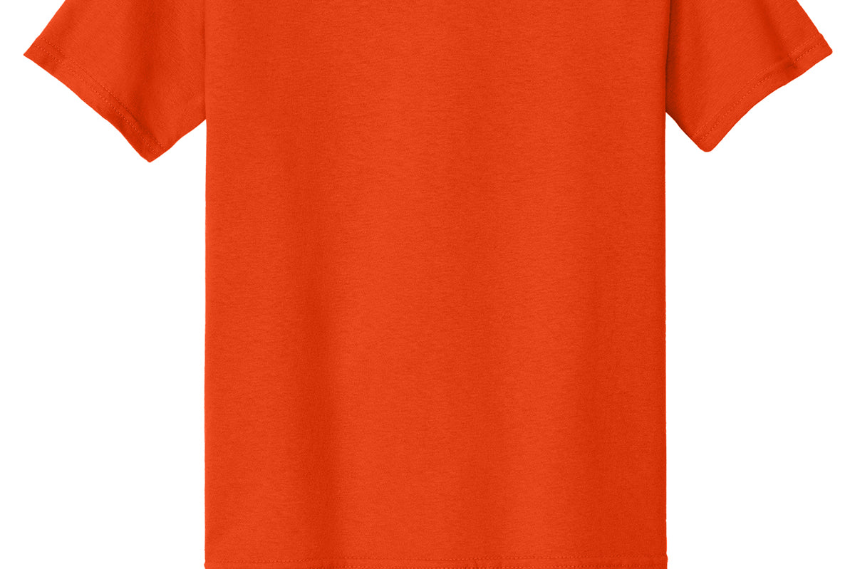 Youth orange gildan Youth Orange Tee Shirt, front view