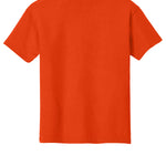 Youth orange gildan Youth Orange Tee Shirt, back view