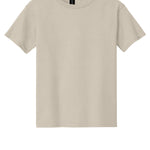 Youth tan gildan Youth Tan Tee Shirt, front view