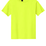 Youth safety green gildan Youth Safety Green Tee Shirt, front view