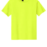 Youth safety green gildan Youth Safety Green Tee Shirt, front view