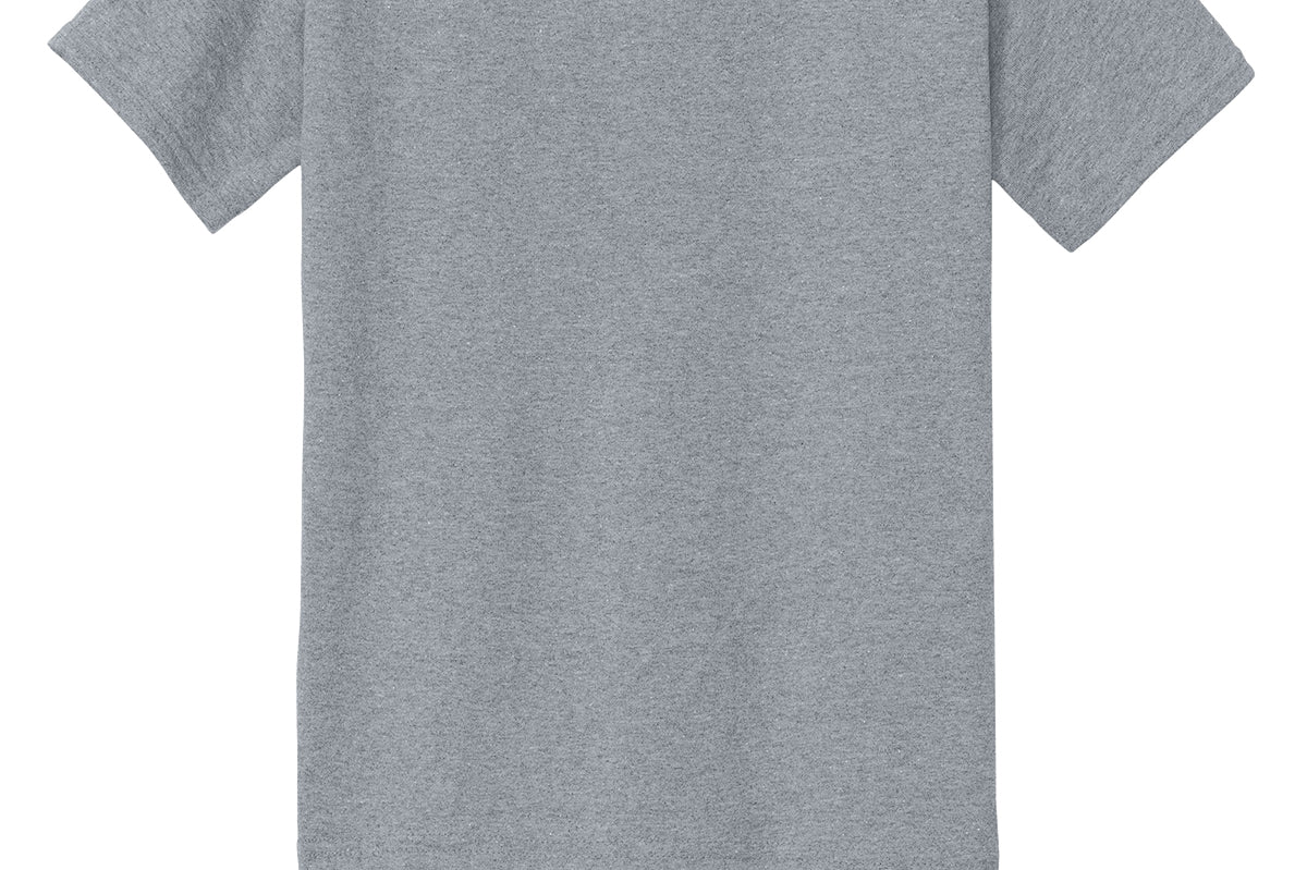 Youth sport grey gildan Youth Sport Grey Tee Shirt, back view