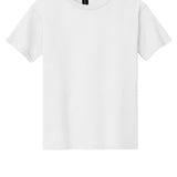Youth white gildan Youth White Tee Shirt, front view