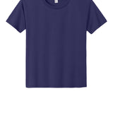 Purple Jerzees tee shirt, front view