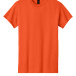 Adult orange gildan Orange Tee Shirt, front view