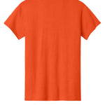 Adult orange gildan Orange Tee Shirt, back view