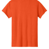 Adult orange gildan Orange Tee Shirt, back view