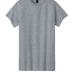 Sport Grey Gildan adult tee shirt, front view