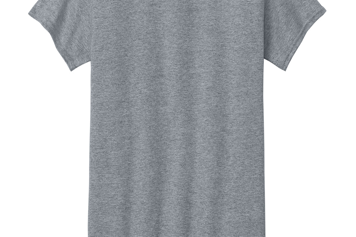 Sport Grey Gildan adult tee shirt, back view