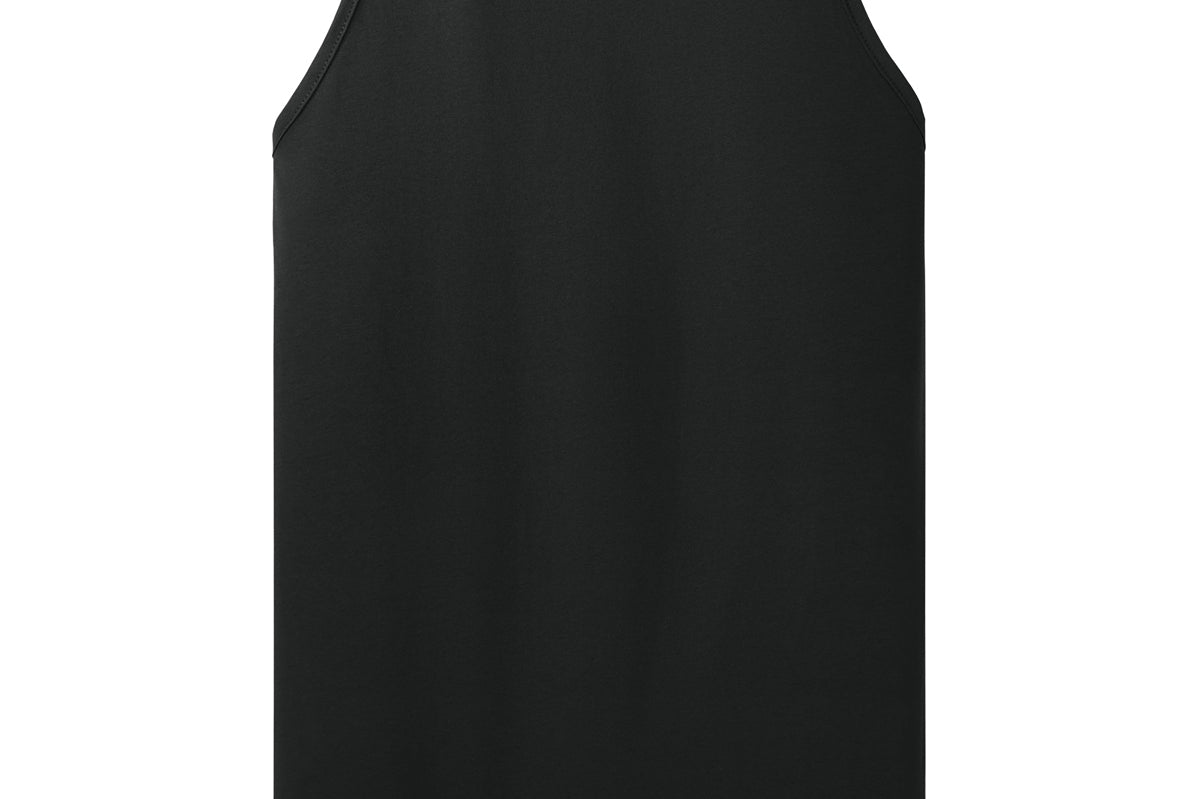 Black Next Level tank, front view