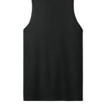 Black Next Level tank, back view