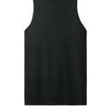 Black Next Level tank, back view