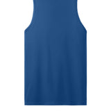 Medium Blue Next Level tank, back view