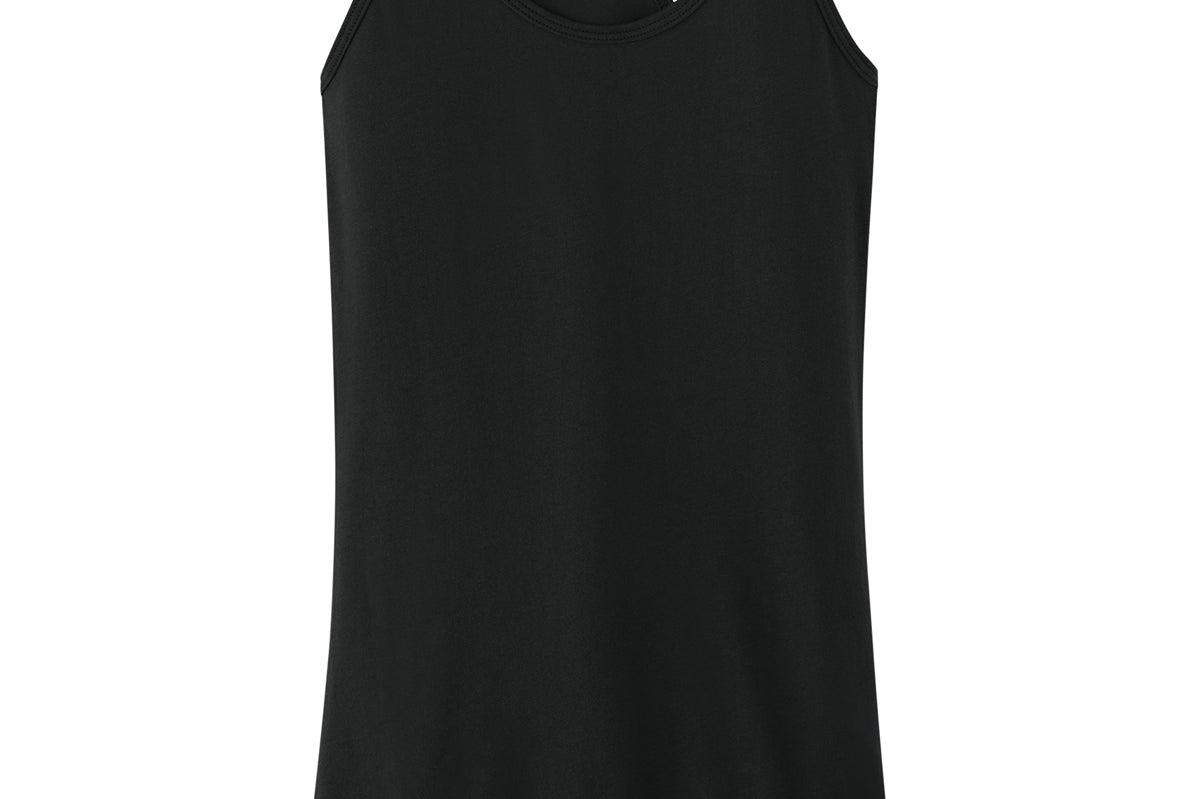 Black Next Level tank, front view