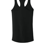 Black Next Level tank, back view