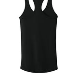 Black Next Level tank, back view