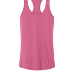 Medium Pink Next Level tank, front view