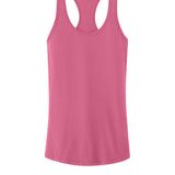 Medium Pink Next Level tank, front view