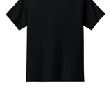 Black Bella+Canvas tee shirt, back view