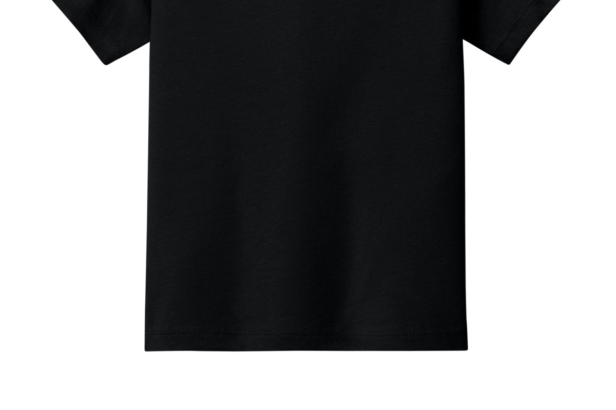 Black Bella+Canvas tee shirt, back view