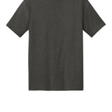 Dark Heather Grey District tee shirt, back view