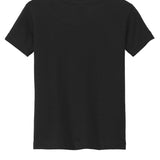 Toddler black gildan Infant/Toddler Black Tee Shirt, back view