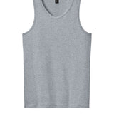 Adult sport grey gildan Sport Grey Tank, front view