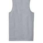 Adult sport grey gildan Sport Grey Tank, back view