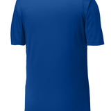 Adult true royal sporttek True Royal Polo, back view