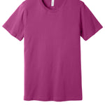 Dark Pink Bella + Canvas tee shirt, front view