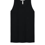Black Bella+Canvas tank, front view