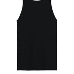 Black Bella+Canvas tank, back view